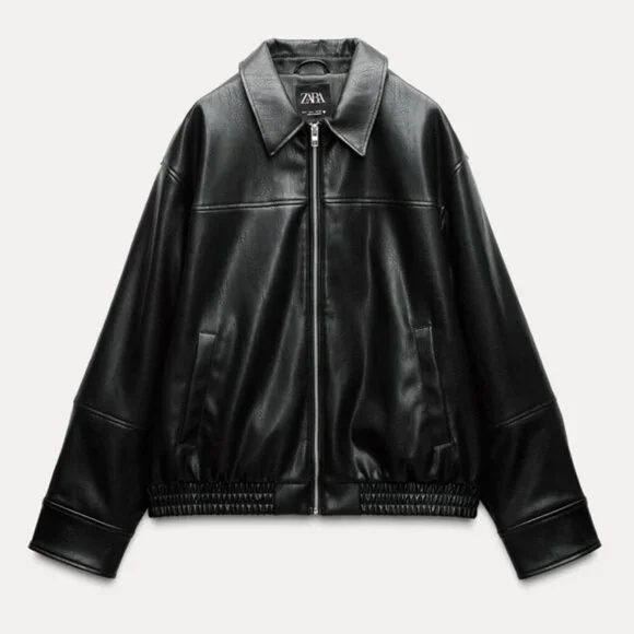 ジャケット・アウター sheller leather like bomber jacket Zara FAUX LEATHER BOMBER JACKET at Mall of America® in